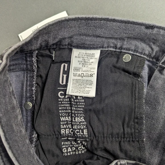 Gap Vintage Slim Mid-Rise Jean Washed Black,  NWT, (31/12R) - Picture 7 of 9